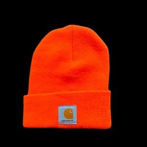 CARHARTT Bright Orange Cuffed Beanie